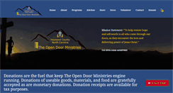 Desktop Screenshot of opendoor-waynesville.org